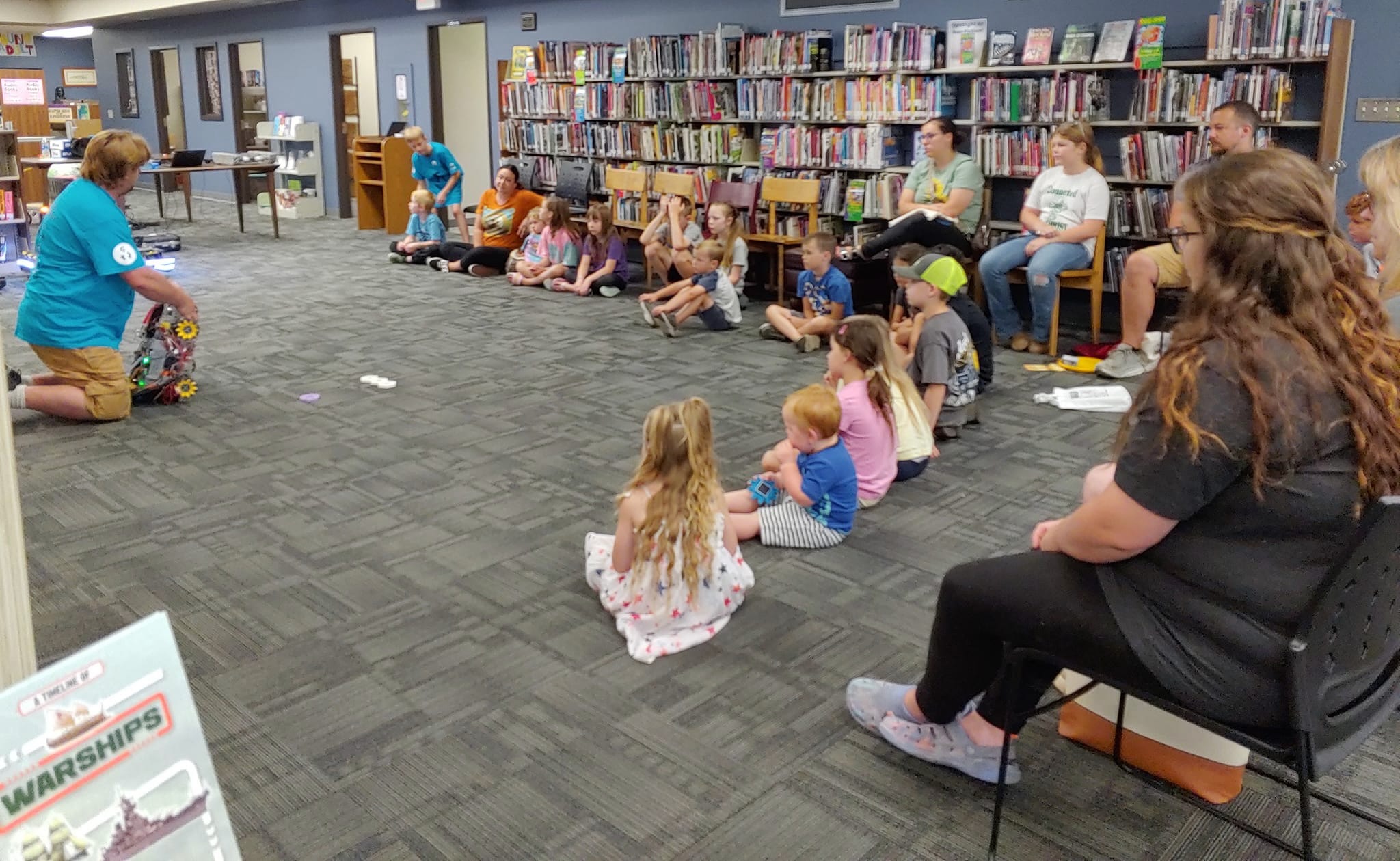 Millington students learning together at a technology event